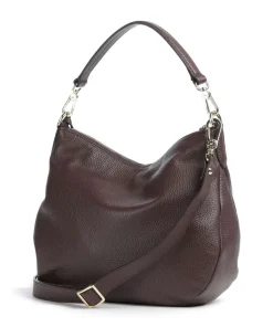 Abro Adria Juna Small Hobo bag grained leather wine Online