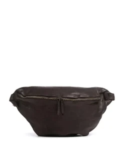Harold Submarine Fanny pack fine grain cow leather dark brown